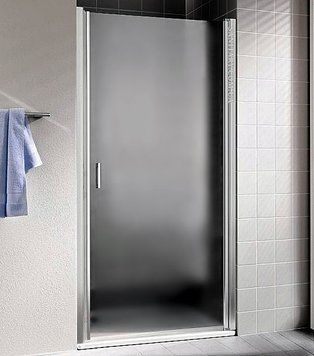 Душові двері в нішу Shower Relax 90x190 см розпашні матове загартоване скло 6мм 2566800460 фото