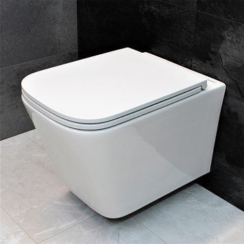 Унітаз DUSEL IVIA підвісний DWHT10210330R з сидінням Soft Close дюропласт 803301 фото