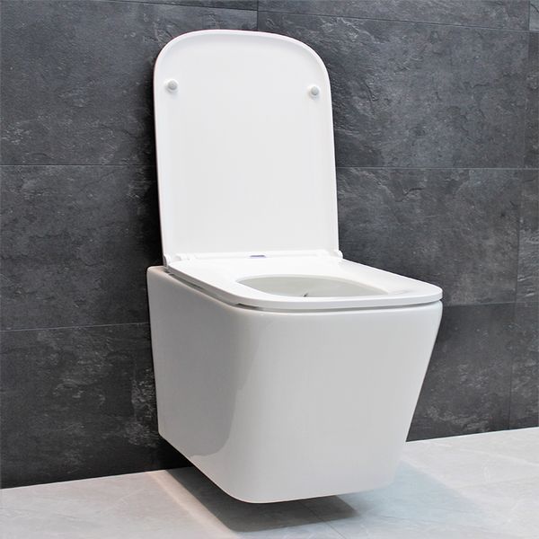 Унитаз DUSEL IVIA подвесной DWHT10210330R с сиденьем Soft Close дюропласт 803301 фото