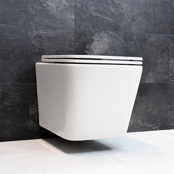 Унитаз DUSEL IVIA подвесной DWHT10210330R с сиденьем Soft Close дюропласт 803301 фото
