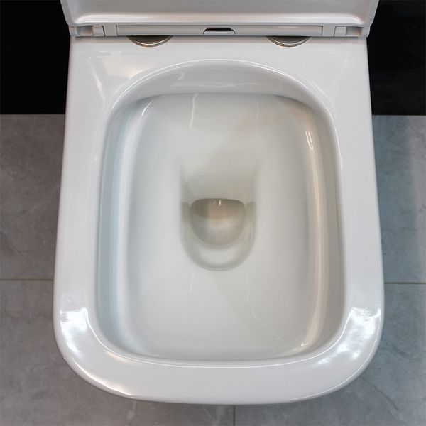 Унитаз DUSEL IVIA подвесной DWHT10210330R с сиденьем Soft Close дюропласт 803301 фото