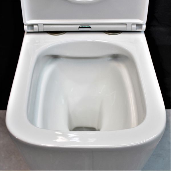 Унитаз DUSEL IVIA подвесной DWHT10210330R с сиденьем Soft Close дюропласт 803301 фото