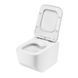Унитаз DUSEL LUNAR подвесной DWHT10201530R с сиденьем Soft Close дюропласт 815301 фото 4
