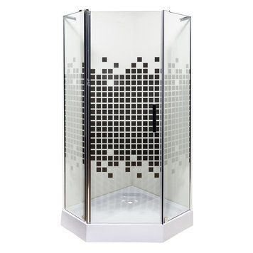 Душова кабіна INSANA Ethna Puzzle P91 P 90x90x200 мілкий піддон ( А0046013 ) А0046013 фото