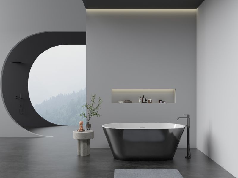 Ванна окремостояча Filicia Black 168*80*58 ( А0056891 ) А0056891 фото