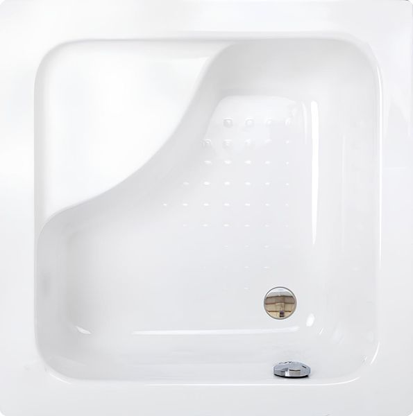Піддон душовий Shower Mina 90х90х45 см квадратний акриловий піддон для душу з передньою панеллю ніжками Mina-90 фото