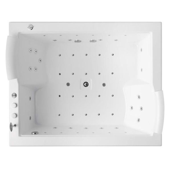 Гідромасажна ванна Golston G-U262P пристінна, 1850х1500х710 мм GU262001 фото