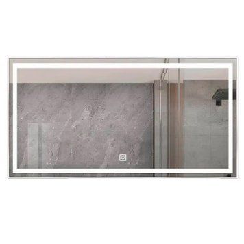Зеркало DUSEL LED DE-M0061S1 Silver 120смх75см сенсорное включение+подогрев 600616 фото