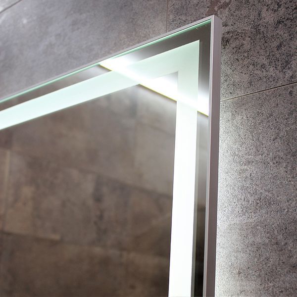 Зеркало DUSEL LED DE-M0061S1 Silver 120смх75см сенсорное включение+подогрев 600616 фото