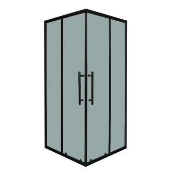 Душова кабіна INSANA Black Aqua grey - HL 87х87х195 мм без піддона ( А0058294 ) А0058294 фото