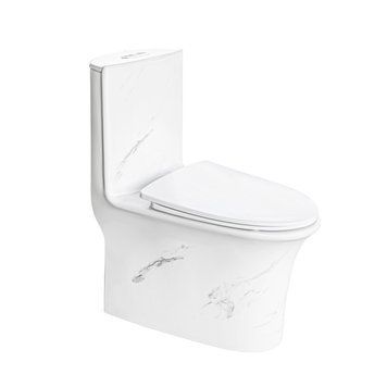 Унітаз-моноблок SY 1612 PAINT rim 71*39*77 білий ( А0058450 ) А0058450 фото