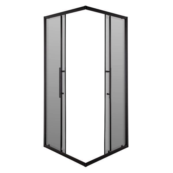 Душова кабіна INSANA Black Aqua grey - HL 87х87х195 мм без піддона ( А0058294 ) А0058294 фото