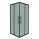 Душова кабіна INSANA Black Aqua grey - HL 87х87х195 мм без піддона ( А0058294 ) А0058294 фото 1