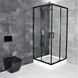 Унитаз подвесной DUSEL CUBIS Black Matt DWHT10201030RВ с сиденьем Slim Soft-Close 810302 фото 2