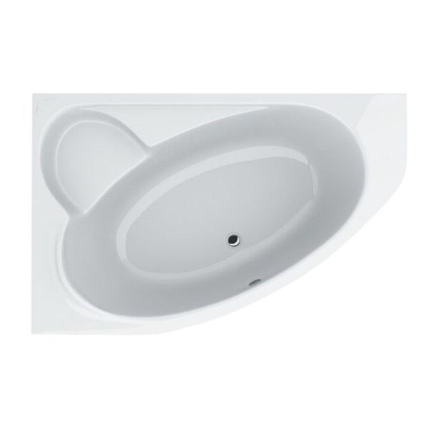 Ванна акрилова асиметрична LEONI 170х110 L + ноги + екран під ванну ( А0045131 ) А0045131 фото
