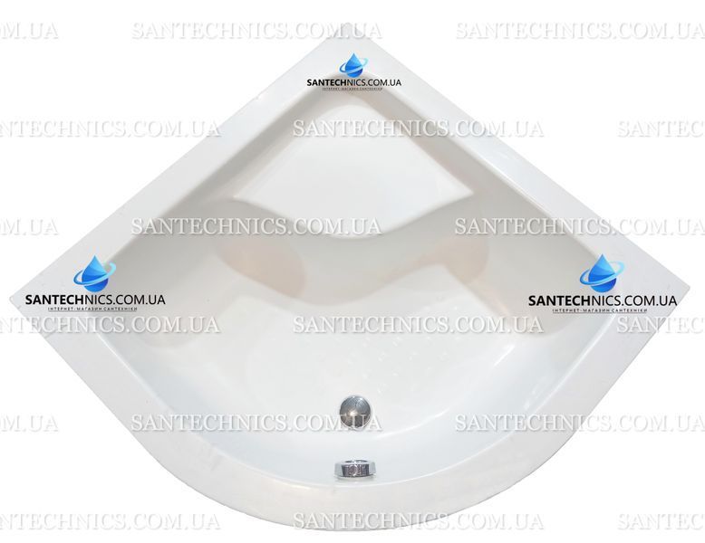 Душевая кабина Shower Saturn 80x80х205 см на глубоком поддоне полукруглая раздвижная матовое закалённое стекло 5 мм STN-858 фото