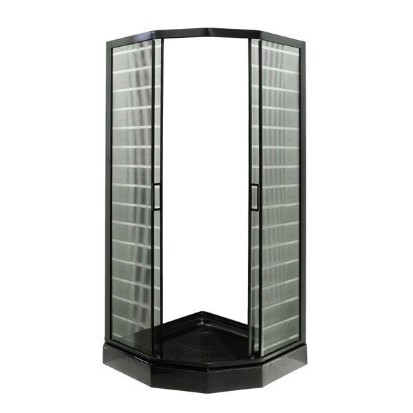 Душевая кабина Insana Ida Black P 92/5 B LN 90х90х205 низкий поддон ( А0048480 ) А0048480 фото