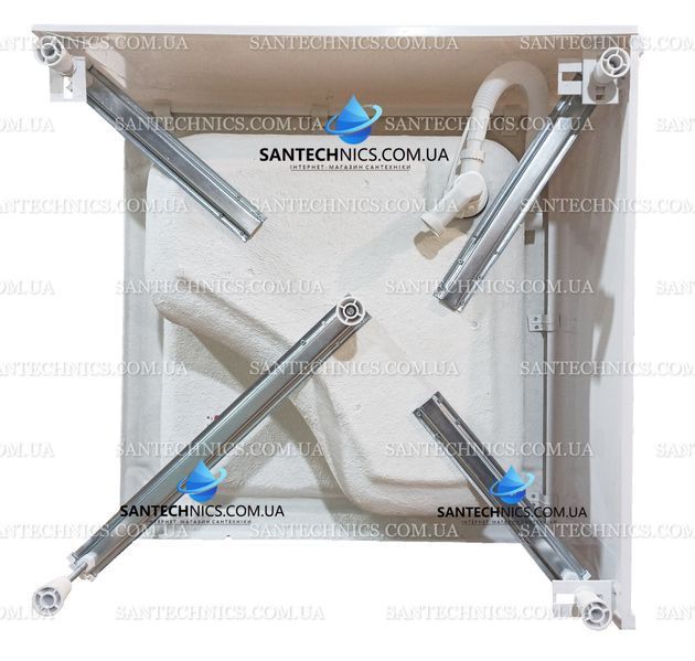 Душевая кабина Shower saturn 90х90х205 см квадратная на глубоком поддоне матовое стекло 6 мм раздвижные двери STN-1019-6 matt фото