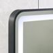 Дзеркало DUSEL LED DE-M0065D Black 65смх80см сенсорне включення + підігрів+ годинник/темп 606508 фото 4