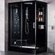 Гідромасажний паровий бокс GOLSTON G-U692BB чорний 1200х850х2230 мм лівосторонній GU692124 фото 1