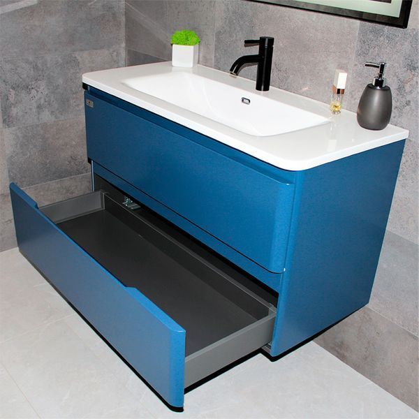 Тумба з раковиною REXON Camelia RX195NB/100 Navy Blue 19510N фото