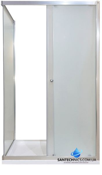 Душевая кабина Shower Saturn 120x90x190 см без поддона прямоугольная раздвижная дверь матовое стекло 5 мм STN-412 фото