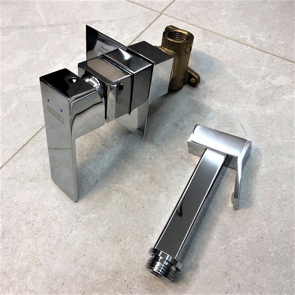 Набір для гігієнічного душу із змішувачем DUSEL GANI Chrome 231989001 фото