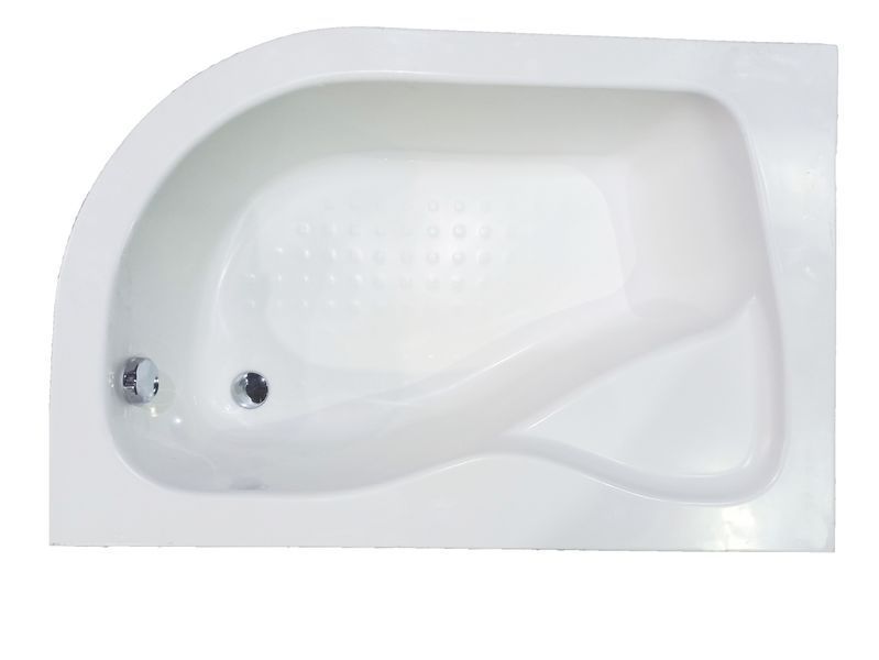 Душовий піддон 120х80х45см Shower Ferisya L асиметричний глибокий піддон лівий з передньою панеллю ніжками Ferisya L фото