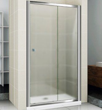Душові двері в нішу Shower Titan SD-160 160x180 см розсувні двері для душу матове загартоване скло 5мм 1722312178 фото
