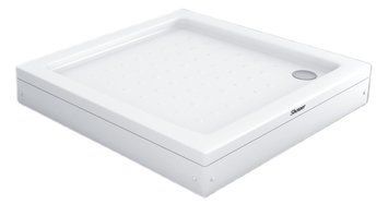 Душовий піддон Shower Beta 70x80х18 см прямокутний акриловий низький для душової кабіни з ніжками Beta 70x80 фото