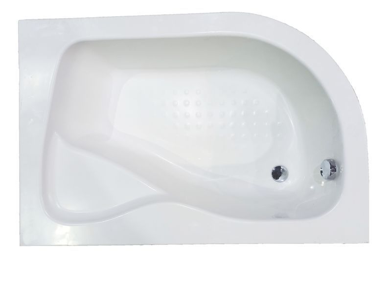 Душевой поддон 120х80х45см Shower Ferisya R ассиметричный глубокий поддон правый с передней панелью ножками Ferisya R фото
