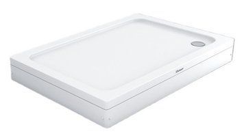 Душовий піддон Shower Beta 70x90х18 см прямокутний акриловий низький для душової кабіни з ніжками Beta 70x90 фото