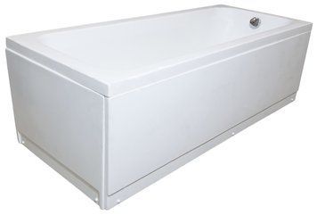 Ванна акрилова біла Shower Artmina 150x70 cм прямокутна з ніжками панелями сифоном ART-150P фото