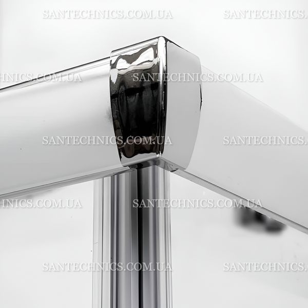 Душова кабіна Shower Titan 80x80х180 см без піддону розсувна для душу квадратна матове скло 5 мм Titan-80 фото