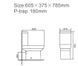 Унітаз білий Revit 60.5*37.5*78.5 ( А0059476 ) А0059476 фото 2